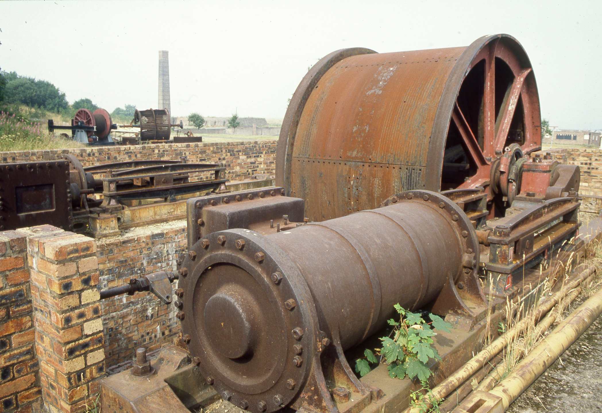 Scotland Steam winder Preston Grange museum Edinbro Aug 1989